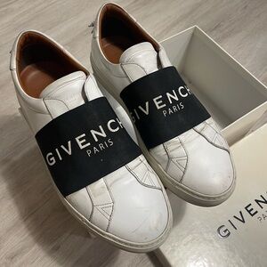 Givenchy Men's White Slip-On Sneakers